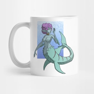 Shy Mermaid Mug